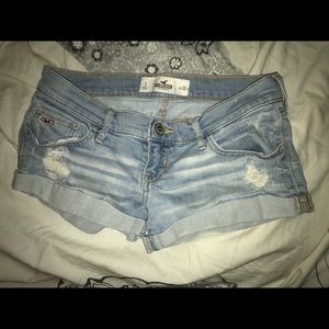 Hollister jean denim shorts size 3